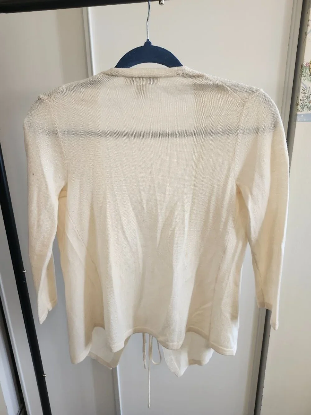 BANANA REPUBLIC CARDIGAN  CREAM SIZE S - Picture 5 of 5